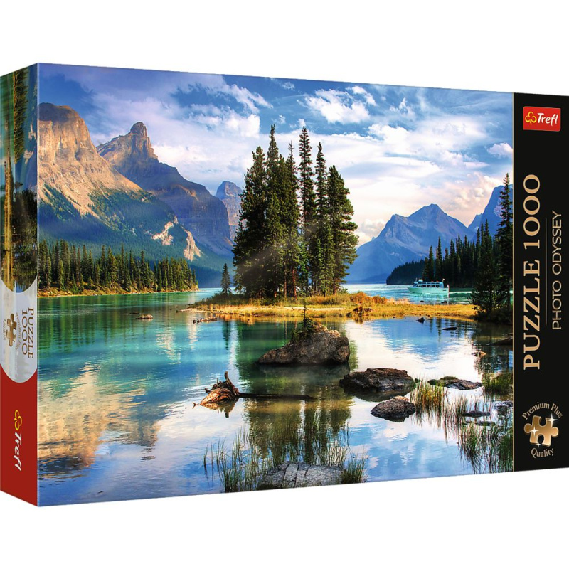 TREFL Puzzle Premium Plus Photo Odyssey: Spirit Island, Kanada 1000 dílků