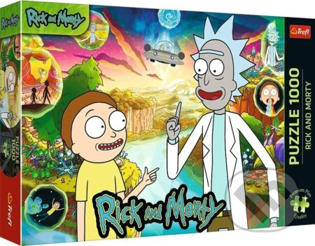 Puzzle 1000 dílků Premium Plus Rick and Morty