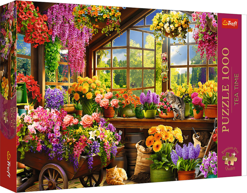 Puzzle 1000 dílků Premium Plus Přípravy na jaro
