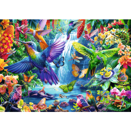 Puzzle Kolibříci v tropech 1000 dílků
