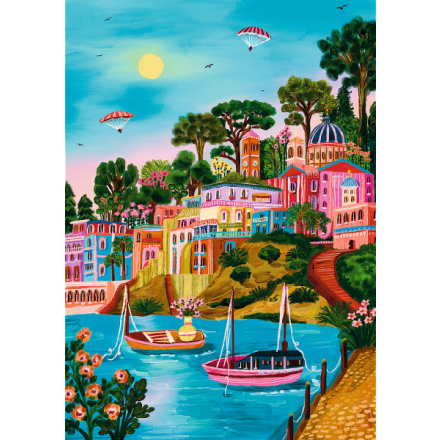 Puzzle 1000 dílků Premium Plus Syros Řecko