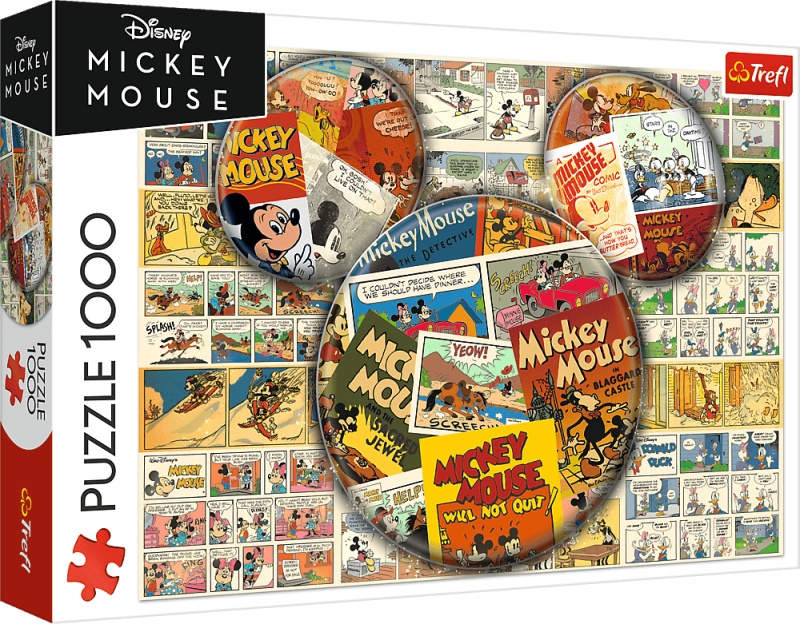 TREFL Puzzle Komiksový Mickey Mouse 1000 dílků