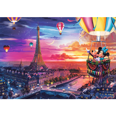 Puzzle TREFL Mickea a Minnie v Paříži 1000 dílků