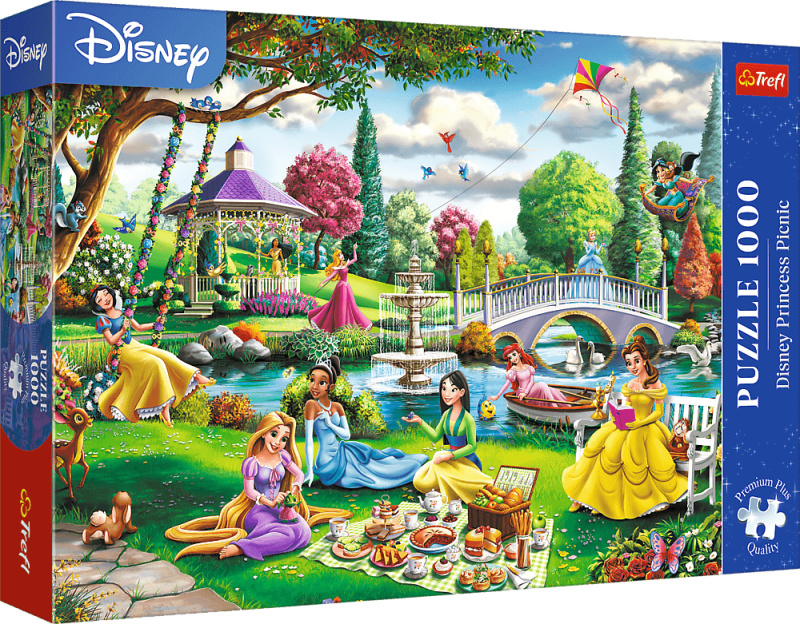Prémiové puzzle 1000 dílků – piknik s DISNEY princeznou