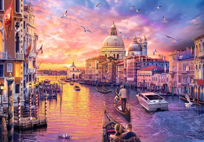 Puzzle Magická Benátky 1000 dílků