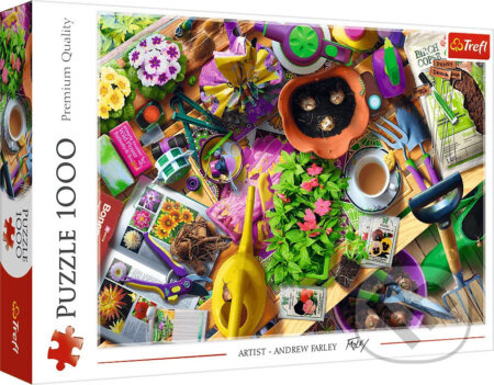 Puzzle Zahradní úklid 1000 dílků