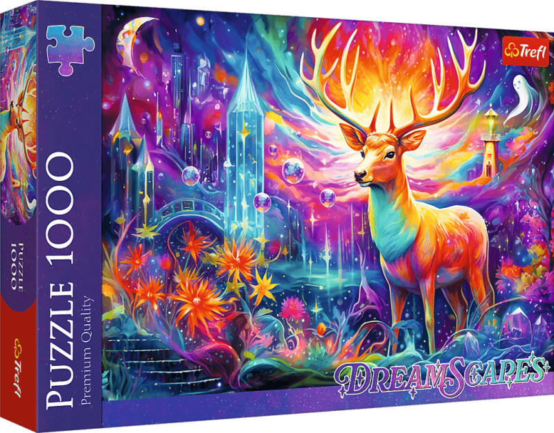 Puzzle 1000 dílků - Mystický jelen
