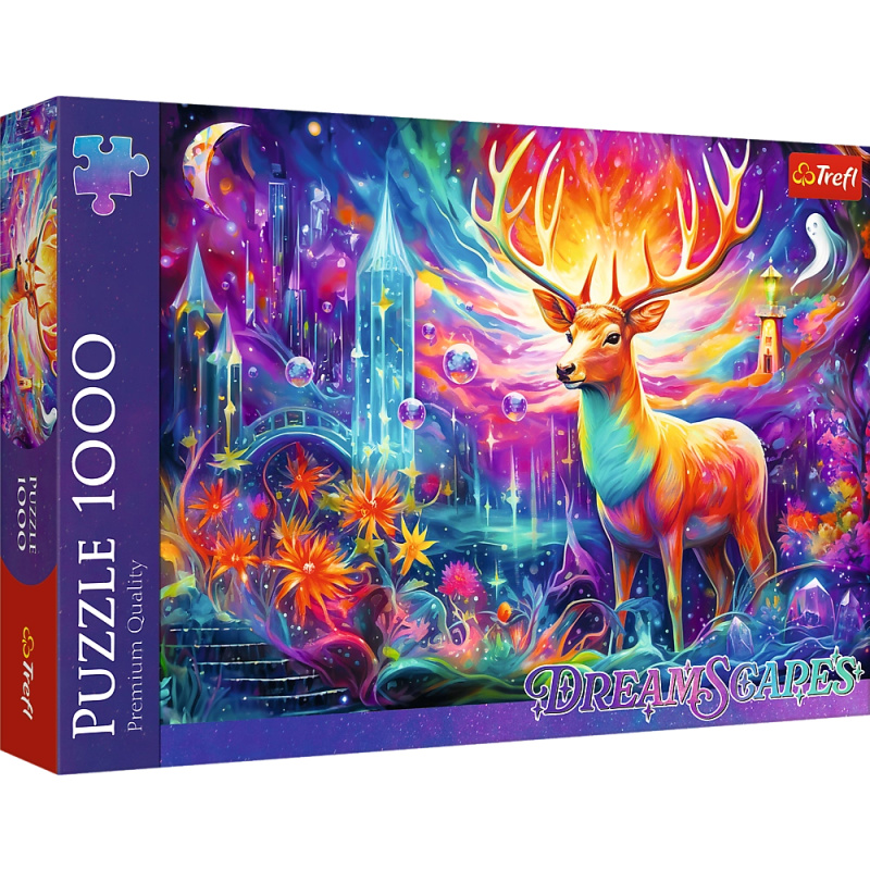 Puzzle 1000 dílků - Mystický jelen