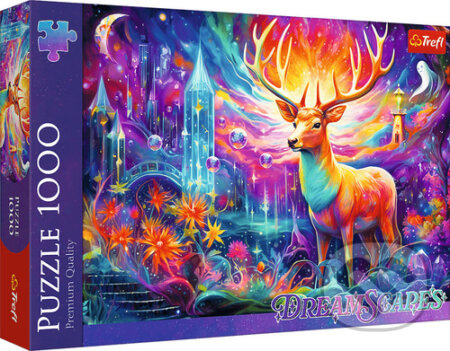 Puzzle 1000 dílků - Mystický jelen