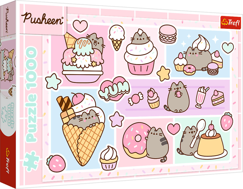 Puzzle Sladká Pusheen 1000 dílků