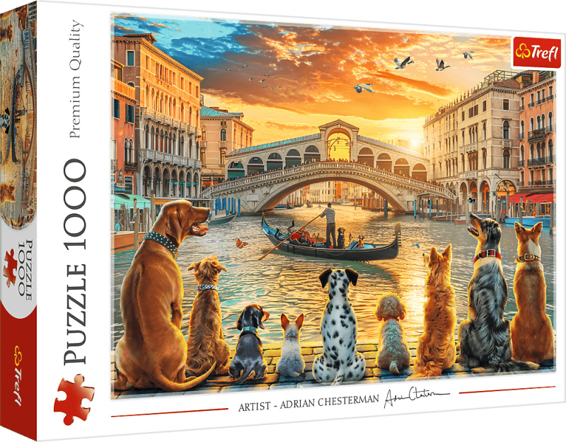 Trefl puzzle psi v Benátkách 1000 dílků