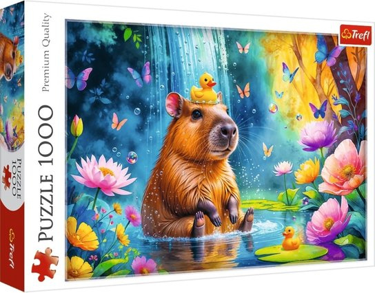 Puzzle 1000 dílků Kapibara TREFL