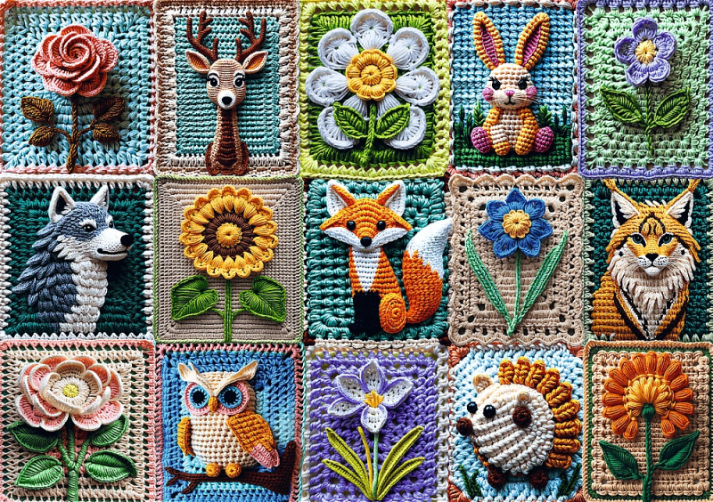 Puzzle Háčkování – moje vášeň 1000 dílků