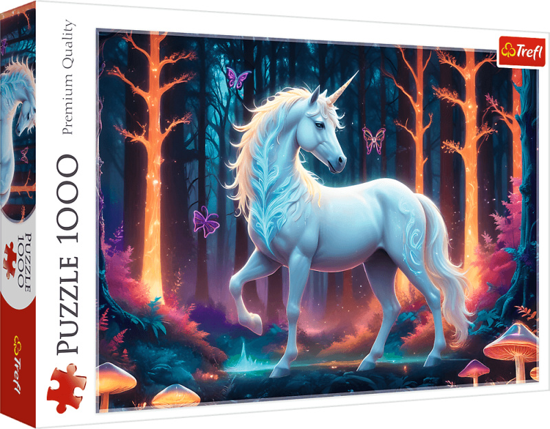 Puzzle 1000 dílků – mystický jednorožec Trefl