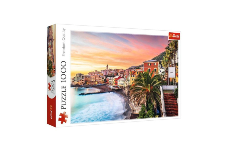 Puzzle 1000 dílků – Bogliasco, Ligurie, Itálie Trefl