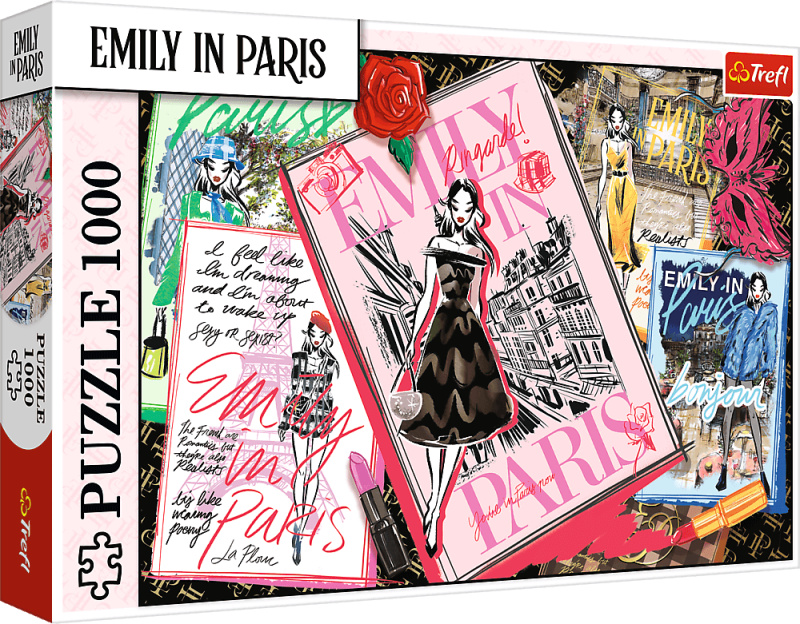 Puzzle Emily in Paris: módní magazín 1000 dílků