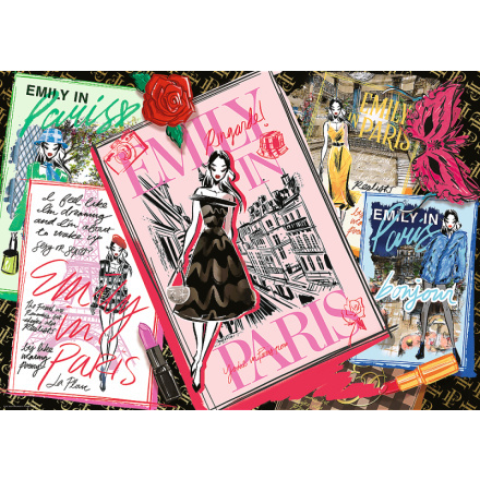 Puzzle Emily in Paris: módní magazín 1000 dílků