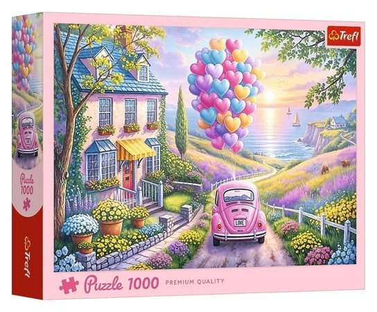 Puzzle 1000 dílků – Romantická projížďka – Trefl
