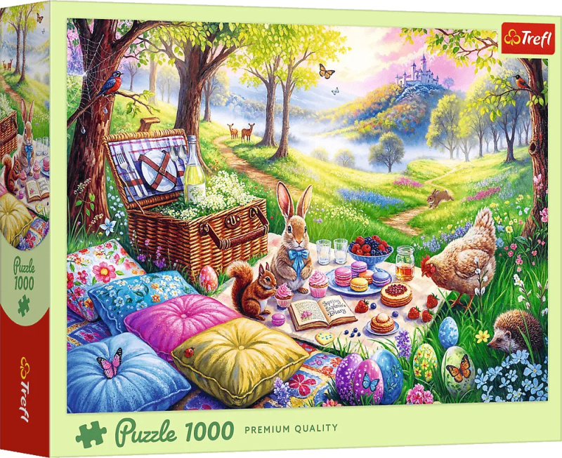 Puzzle piknik na louce 1000 dílků TREFL