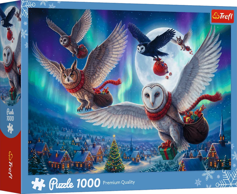Puzzle vánoční doručení 1000 dílků - 1 kus