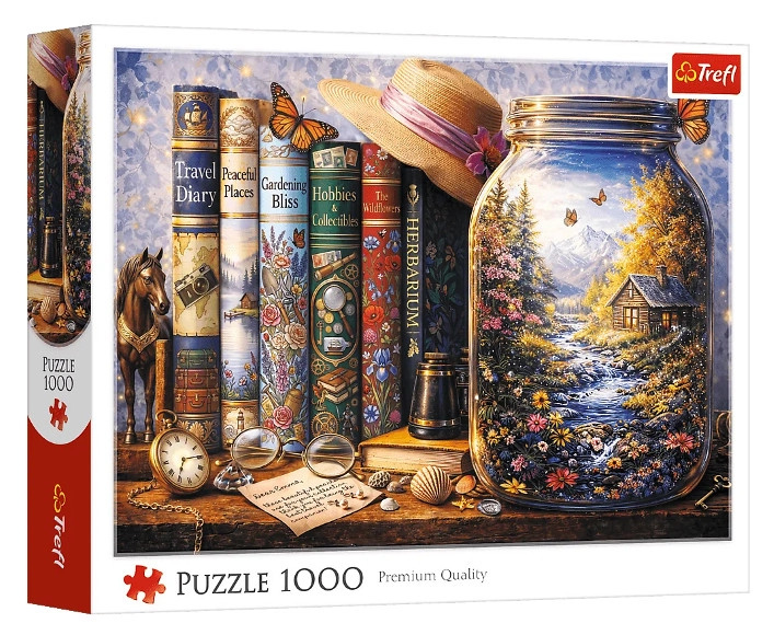 Puzzle Trefl 1000 dílků Magický příběh ve sklenici