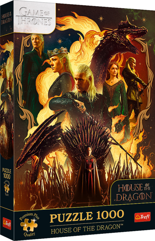 Puzzle 1000 dílků Premium Plus rod draka