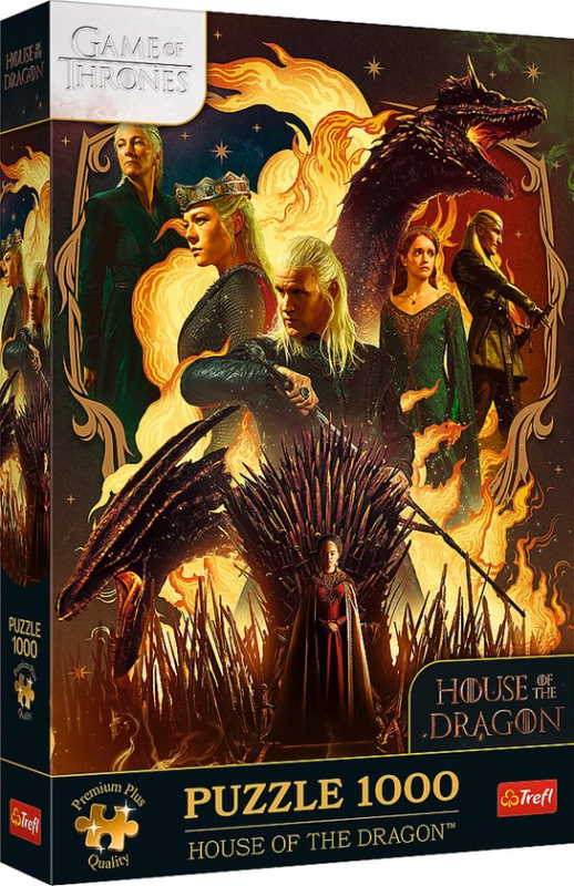 Puzzle 1000 dílků Premium Plus rod draka