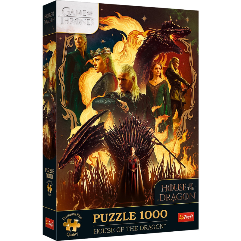 Puzzle 1000 dílků Premium Plus rod draka