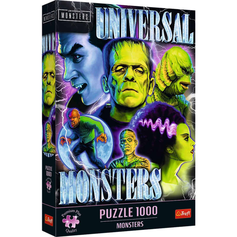Puzzle 1000 dílků monstři Trefl