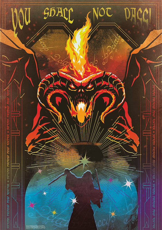 Puzzle Premium Plus Pán prstenů 1000 dílků