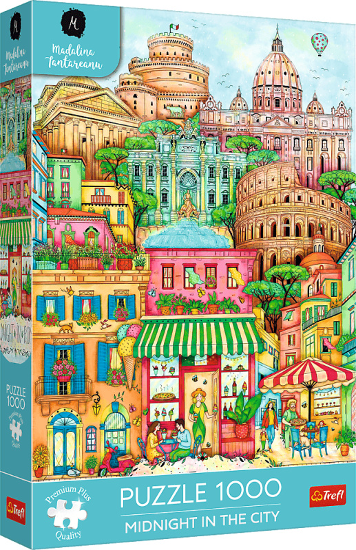 Trefl Puzzle 1000 Premium Plus - Polnoc v Ríme - Madalina Tantareanu