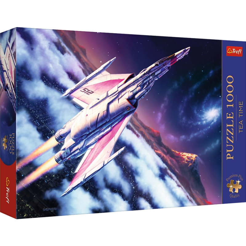 Puzzle Premium Plus - čas na čaj: Cesta do vesmíru