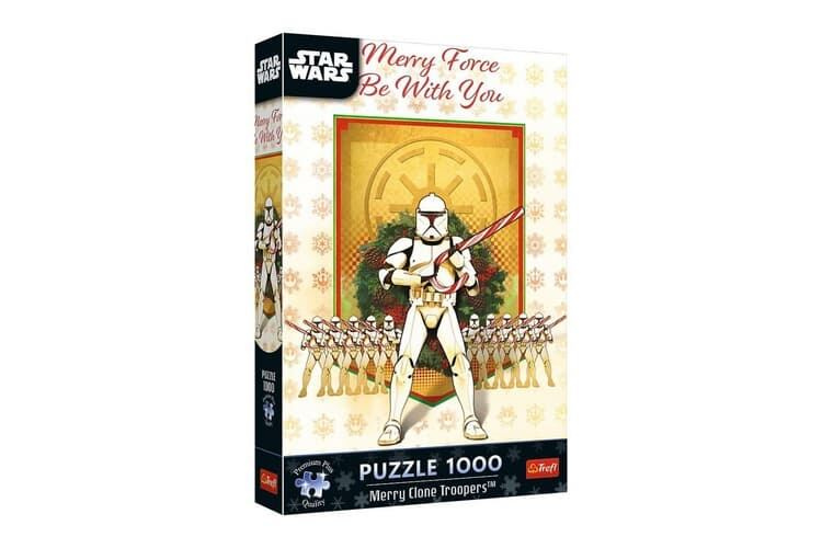 Trefl Puzzle Premium Plus Star Wars: Veselí Klonoví Vojáci 1000 Dílků