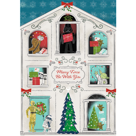 Puzzle Star Wars: Merry Force Be With You 1000 dílků