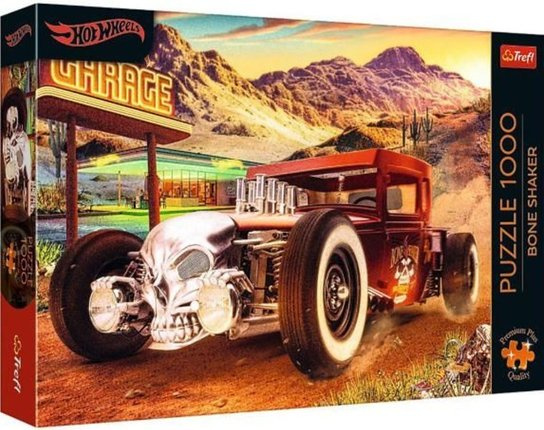 Puzzle 1000 dílků premium plus hot wheels: bone shaker trefl