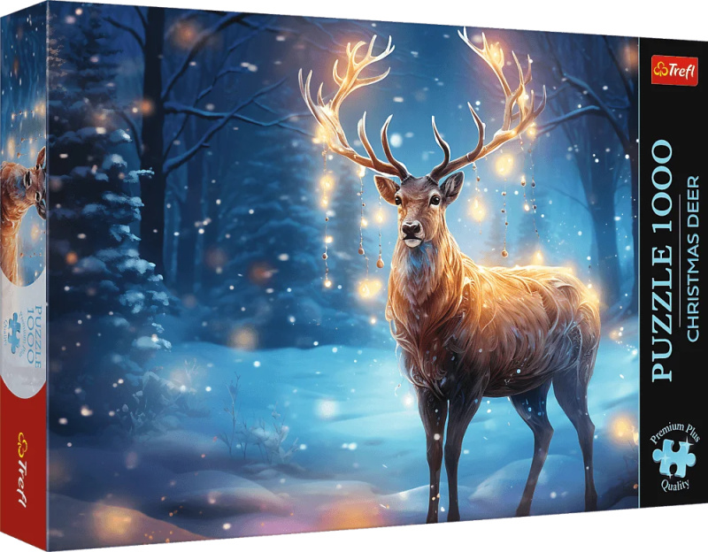 Puzzle Trefl 1000 dílků Sváteční jelen