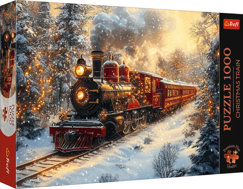 Puzzle Trefl 1000 dílků Vánoční vlak