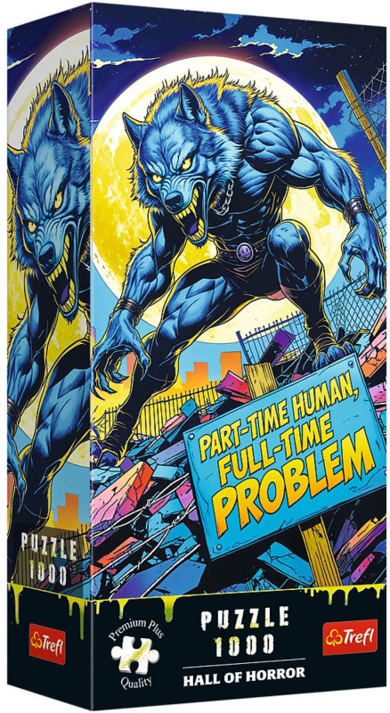 Trefl puzzle 1000 dílků Hall of Horror: Vlkodlak