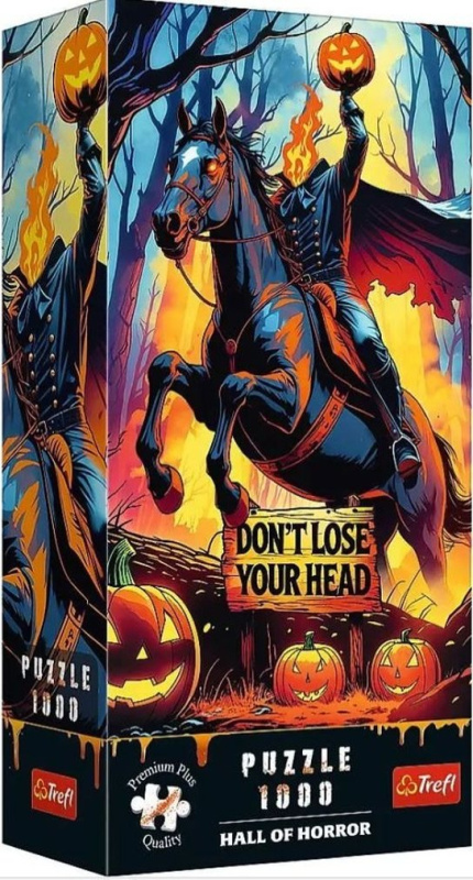 Trefl puzzle 1000 dílků Hall of Horror Jezdec bez hlavy