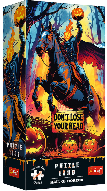 Trefl puzzle 1000 dílků Hall of Horror Jezdec bez hlavy