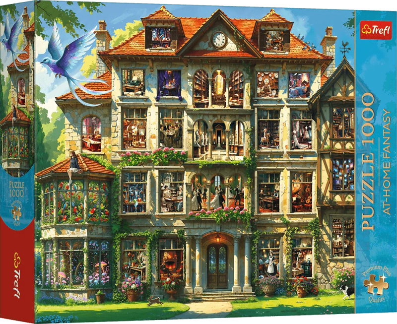 Puzzle 1000 Premium Plus – Rezidence plná tajemství