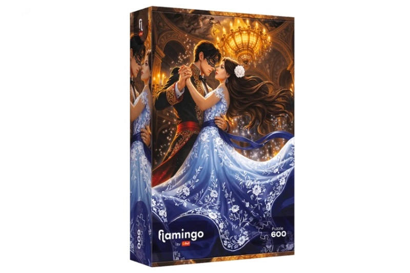 Trefl Romantasy puzzle Flamingo 600 dílků