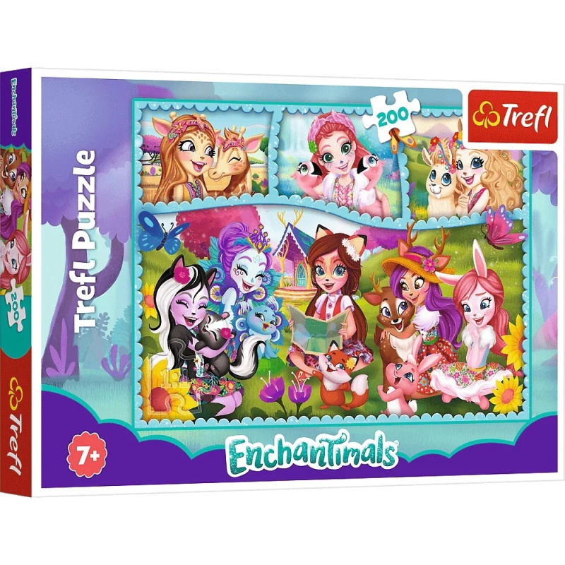 TREFL Puzzle Enchantimals 200 dílků