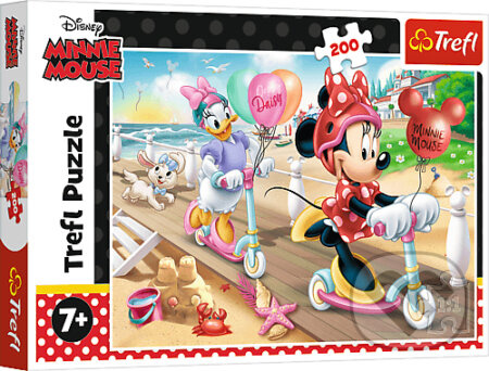 Trefl Minnie Mouse: Na pláži 200 dílků