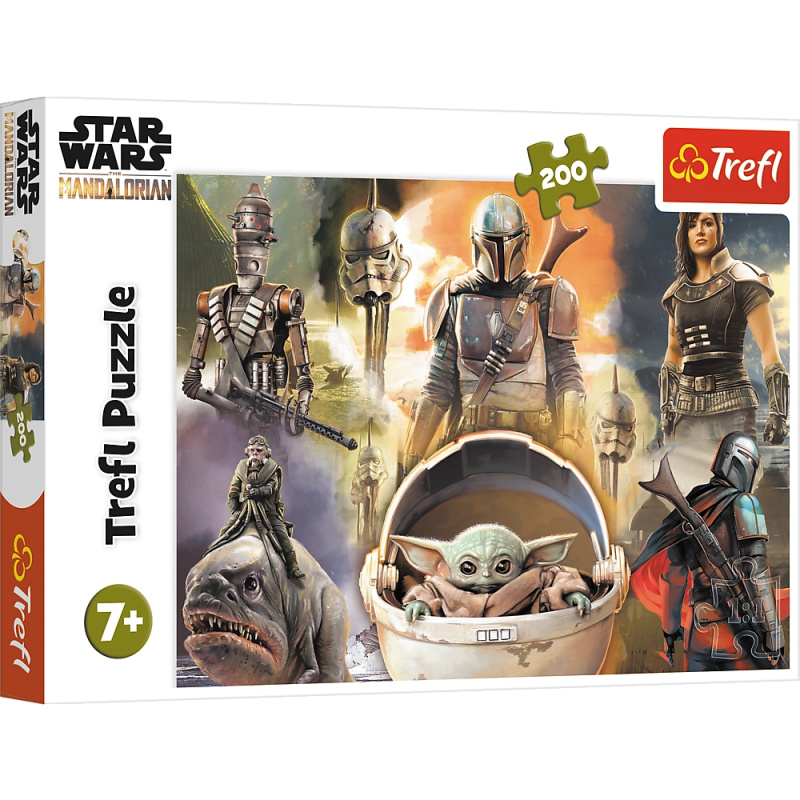 TREFL Puzzle The Mandalorian: Připraveni k boji 200 dílků