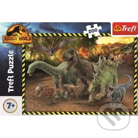 Trefl Dinosauři z Jurského parku 200 dílků