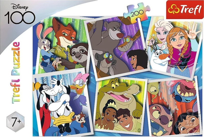 TREFL Disney 100 let: Postavičky Disney 200 dílků