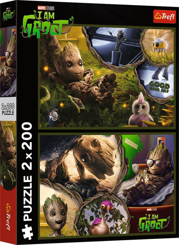 Trefl Marvel 2 x Groot 200 dílků