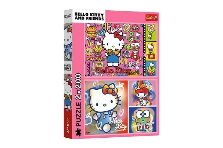 Puzzle 2x200 Hello Kitty a přátelé