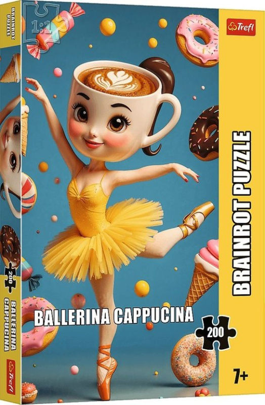 Trefl puzzle BrainRots: Ballerina Cappucina 200 dílků